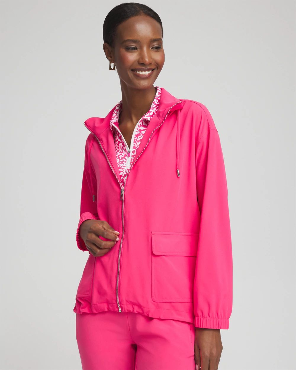 Zenergy® UPF Neema Bungee Hem Jacket | Chico's